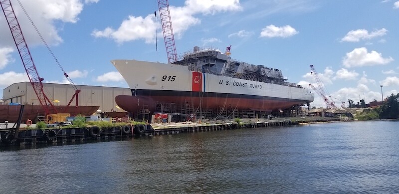 eastern-shipbuilding-cuts-steel-for-fourth-offshore-patrol-cutter